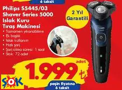 PHİLİPS S5445/03 SHAVER SERİES 5000 ISLAK KURU TIRAŞ MAKİNESİ
